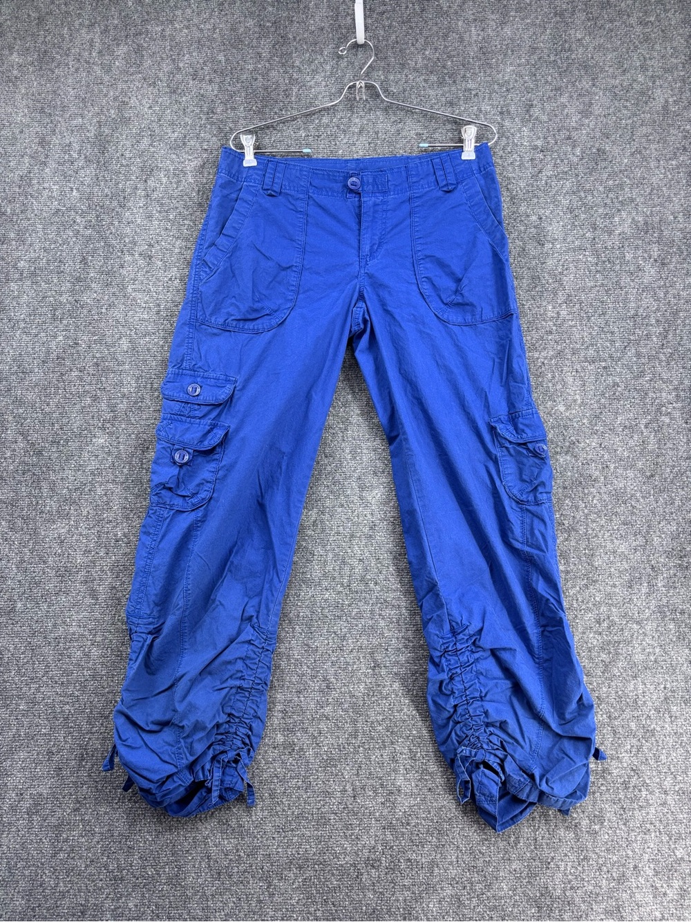 Columbia Blue Y2K Paratroopers Gorpcore Cargo Utility Pants Women’s 8